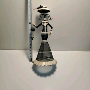 💍Jewelry Holder Victorian Mannequin Bust Lace Twisted Metal 17"